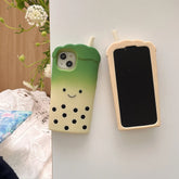 3D Pearl Milk Tea Cup Phone Case